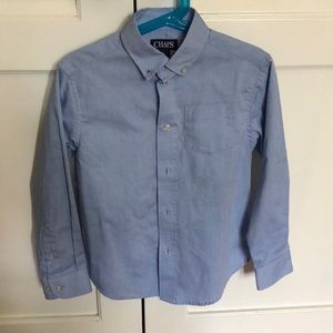 Boys light blue dress shirt in size 6